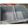 Image 3 : Vintage galvanized standing washtub with lid - 34"x20"x31"H
