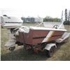 Image 5 : 13ft Peterborough fibreglass boat with McCulloch 75 and trailer SER: 3218748