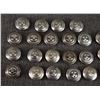 Image 6 : NAVAJO STERLING BUTTON COVERS