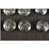 Image 8 : NAVAJO STERLING BUTTON COVERS