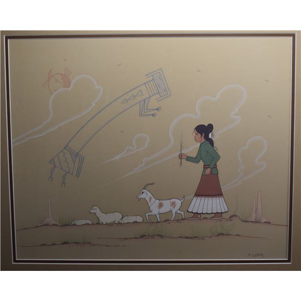 NAVAJO PAINTING (ROBERT CHEE)