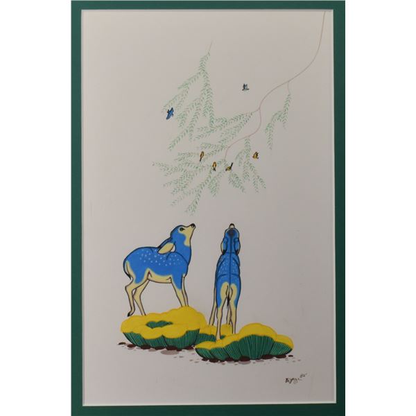 NAVAJO PAINTING (BEATIN YAZZ/ JIMMY TODDY)