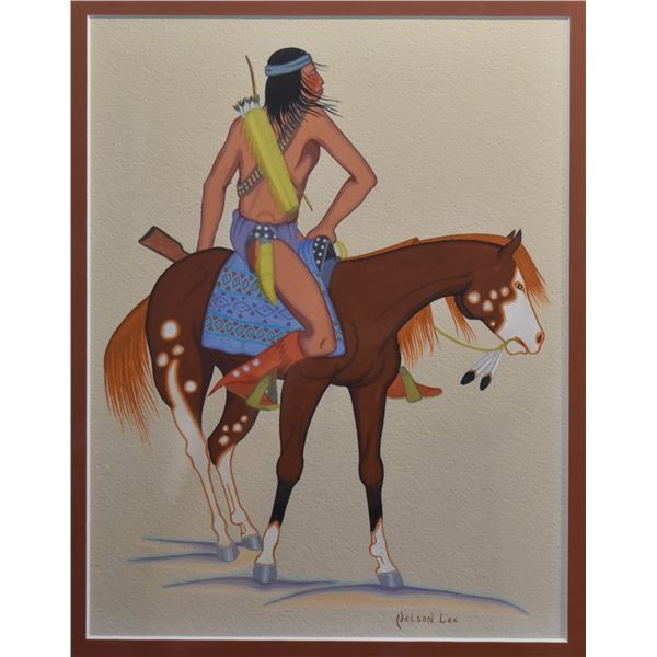 NAVAJO PAINTING ( NELSON LEE)