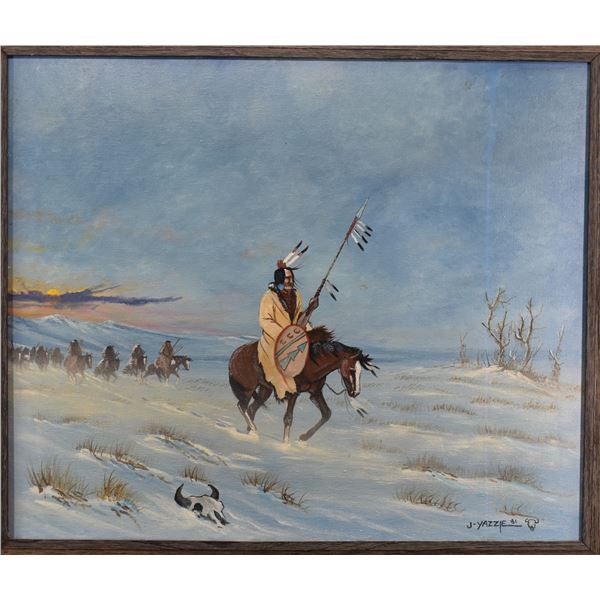 NAVAJO PAINTING (JOHNNY YAZZIE)