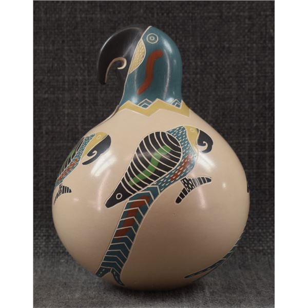 MATA ORTIZ POTTERY EFFIGY JAR (VIDAL CORONA)