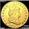 1802/'1' $2.50 Gold Quarter Eagle UNCIRCULATED