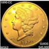 1890-CC $20 Gold Double Eagle CHOICE BU