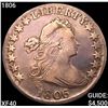 Image 1 : 1806 Draped Bust Half Dollar NEARLY UNCIRCULATED