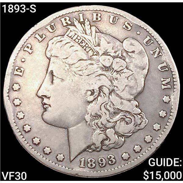 1893-S Morgan Silver Dollar LIGHTLY CIRCULATED