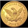 Image 2 : 1861 Civil War $5 Gold Half Eagle CHOICE BU