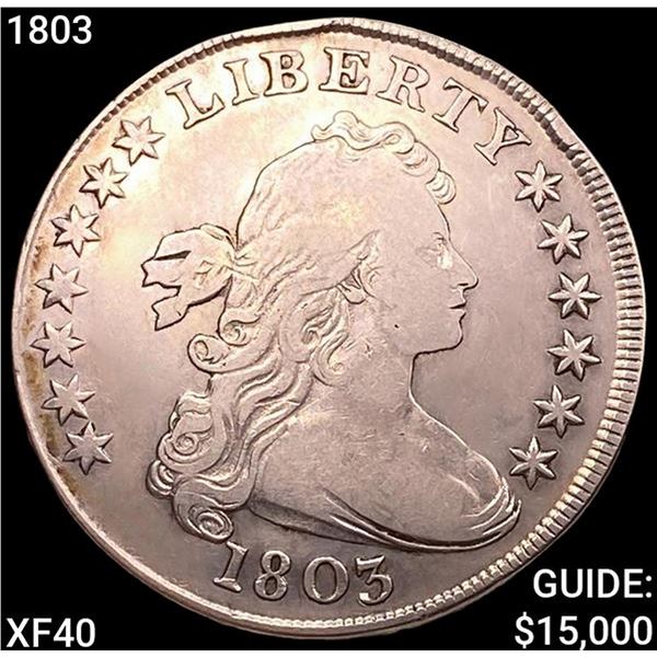 1803 Draped Bust Dollar NEARLY UNCIRCULATED