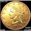Image 1 : 1891-CC $5 Gold Half Eagle HIGH GRADE
