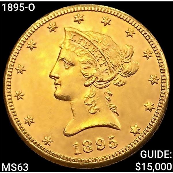 1895-O $10 Gold Eagle CHOICE BU