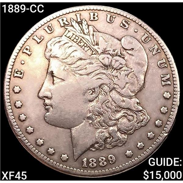 1889-CC Morgan Silver Dollar NEARLY UNCIRCULATED