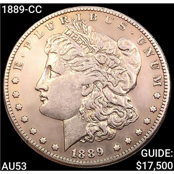 1889-CC Morgan Silver Dollar CLOSELY UNCIRCULATED
