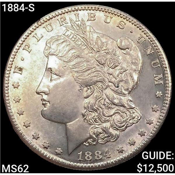 1884-S Morgan Silver Dollar UNCIRCULATED