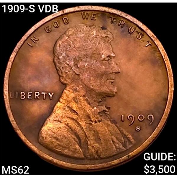 1909-S VDB Wheat Cent UNCIRCULATED
