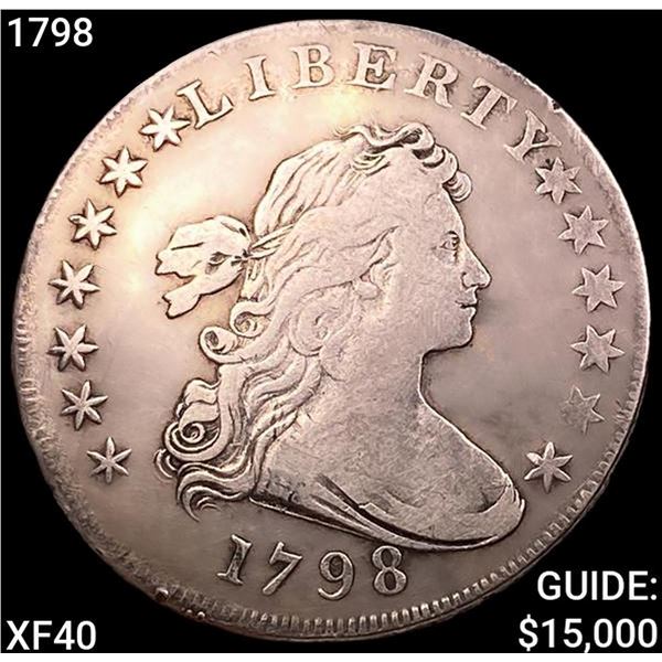 1798 Draped Bust Dollar NEARLY UNCIRCULATED