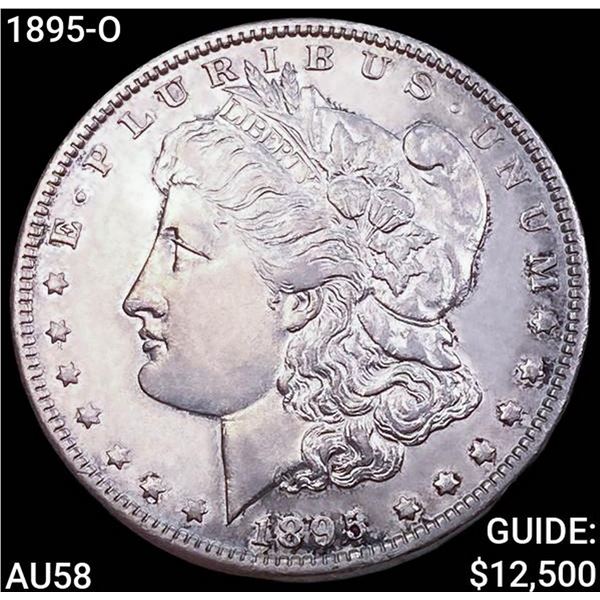 1895-O Morgan Silver Dollar CHOICE AU