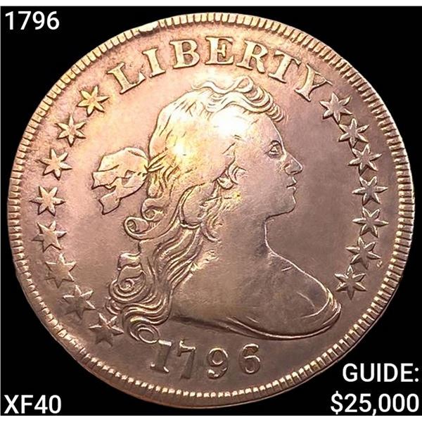 1796 Draped Bust Dollar NEARLY UNCIRCULATED
