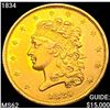 Image 1 : 1834 $5 Gold Half Eagle UNCIRCULATED