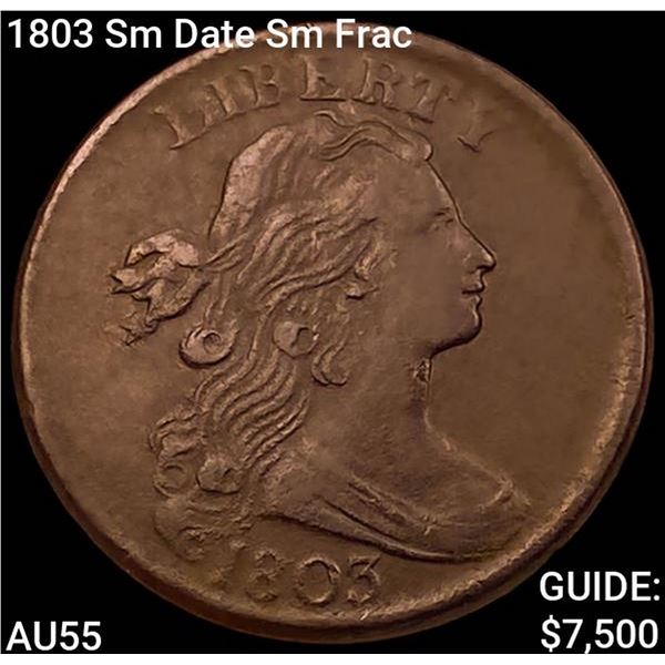 1803 Sm Date Sm Frac Draped Bust Large Cent HIGH GRADE