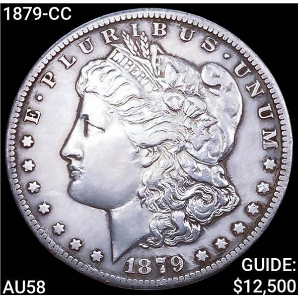 1879-CC Morgan Silver Dollar CHOICE AU