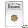 1909-S Wheat Cent ANACS MS64 RB