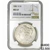 Image 1 : 1881-S Morgan Silver Dollar NGC MS67