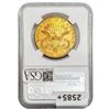 Image 2 : 1898-S $20 Gold Double Eagle NGC MS61 PL