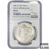 Image 1 : 1891-CC Morgan Silver Dollar NGC MS62 VAM3 Spit Eagle