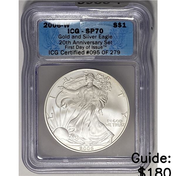 2006-W Silver Eagle IGC SP70
