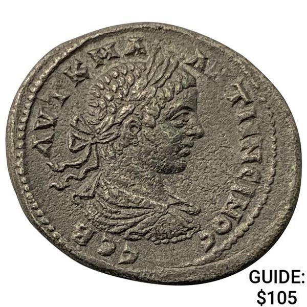 Roman Elagabalus 218-222 AD Silver Tetradrachm NEARLY UNCIRCULATED