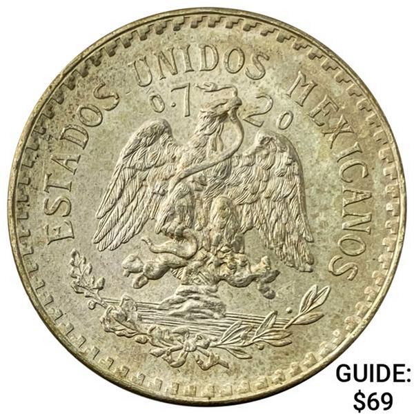 1945-M Mexico Silver Peso UNCIRCULATED