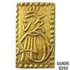 Image 1 : 1868-1869 Japan .029oz Gold 2 Bu CLOSELY UNCIRCULATED