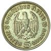 Image 2 : 1935-A Germany Silver 5 Reichsmark CLOSELY UNCIRCULATED