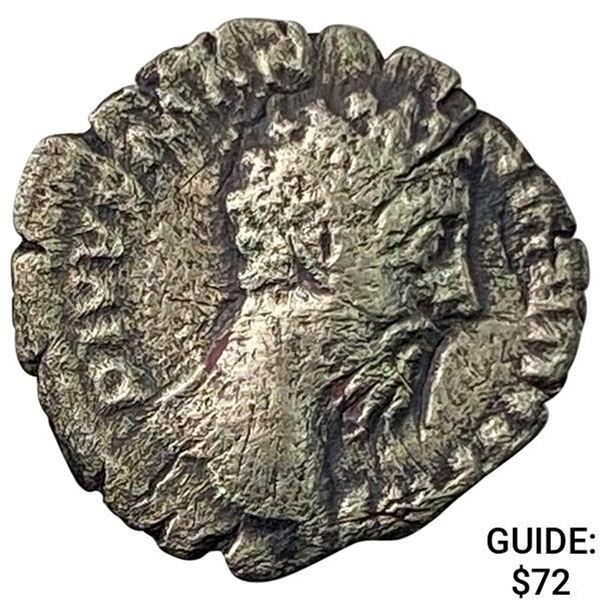 Roman Commodus 177-192 AD Silver Denarius NEARLY UNCIRCULATED