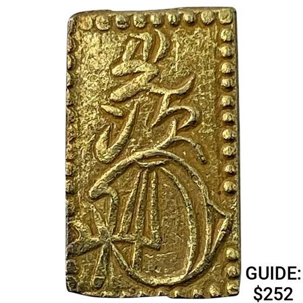 1868-1869 Japan .029oz Gold 2 Bu CLOSELY UNCIRCULATED