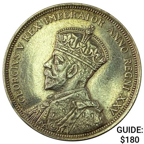1935 Canada .60z Silver Dollar George V CHOICE AU