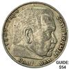 Image 1 : 1936-A Germany Silver 5 Reichsmark CLOSELY UNCIRCULATED