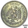 1924-M Mexico Silver Peso NEARLY UNCIRCULATED