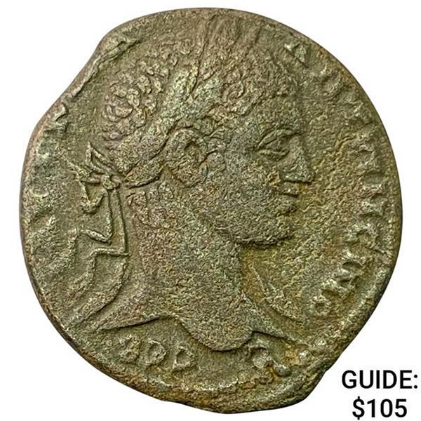 Roman Elagabalus 218-222 AD Silver Tetradrachm NEARLY UNCIRCULATED