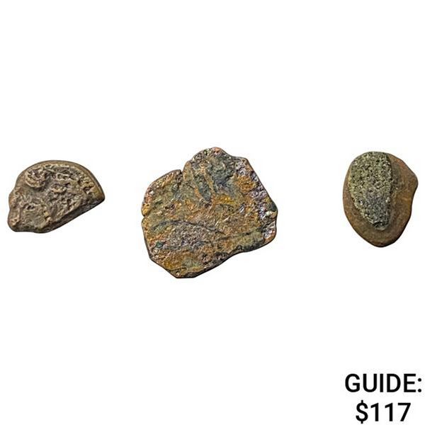 [3]103-76 BC Biblical Widow's Mite Mark 12:41-44 NEARLY UNCIRCULATED