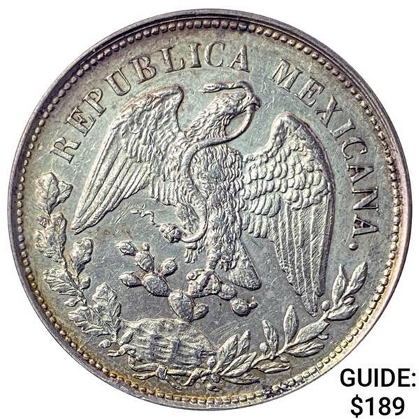 1901Mo AM Mexico Silver Peso CHOICE AU