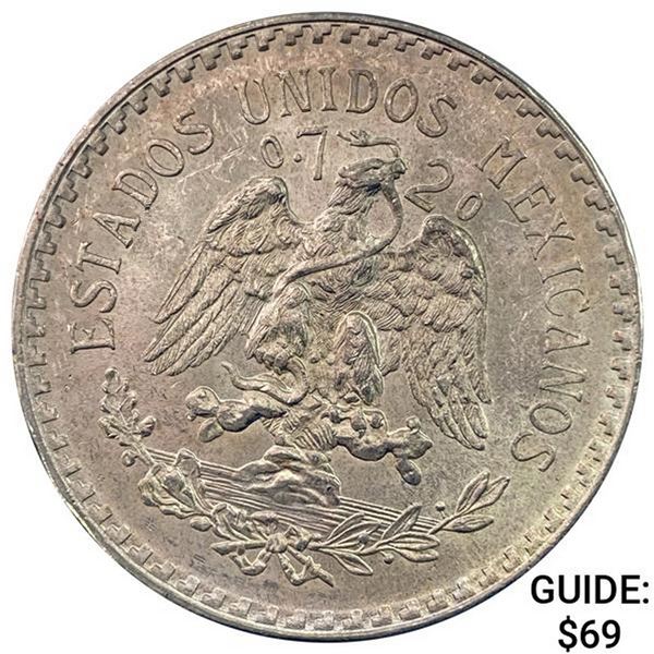 1935-M Mexico Silver Peso UNCIRCULATED