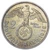 Image 2 : 1938-A Germany Silver 2 Reichsmarks CLOSELY UNCIRCULATED