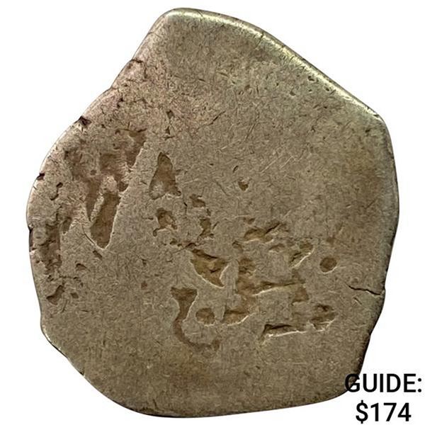 1500s-1600s Spanish Colonial Silver Cob NEARLY UNCIRCULATED