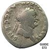 Roman Vespasian 69-79 AD Silver Denarius NEARLY UNCIRCULATED