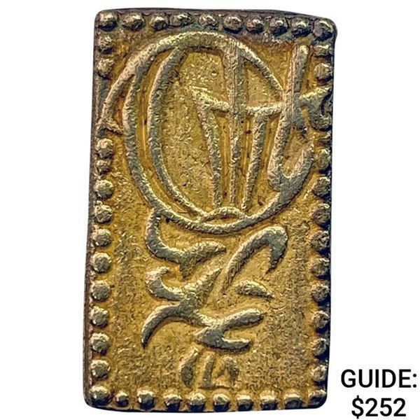 1868-1869 Japan .029oz Gold 2 Bu CLOSELY UNCIRCULATED