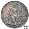 Image 1 : 1916 Peru Silver Un Sol CLOSELY UNCIRCULATED